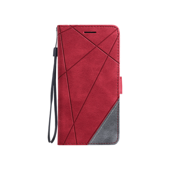 Xiaomi Redmi Note 15 5G - Preklopna torbica (WLGO-Lines) - rdeča