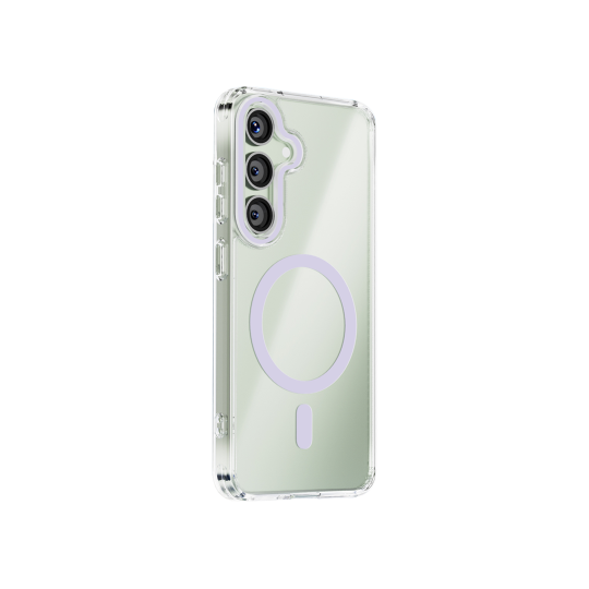 Samsung Galaxy S26 - Gumiran magnetni ovitek (TPU Magnetic) - vijoličen