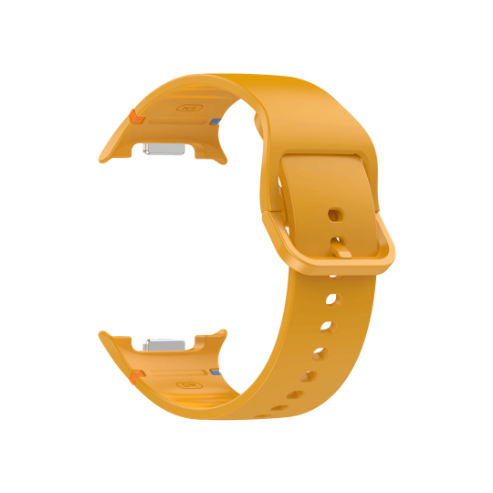 Silikonski pašček za Samsung Galaxy Watch8 (40mm / 44mm) (22mm) - Stitch oranžen