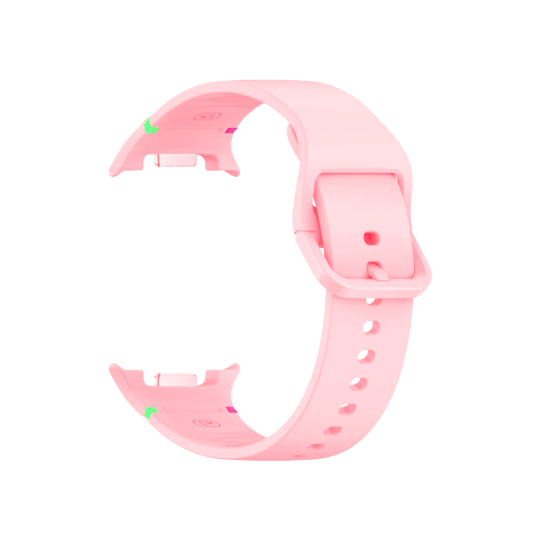 Silikonski pašček za Samsung Galaxy Watch8 (40mm / 44mm) (22mm) - Stitch svetlo roza