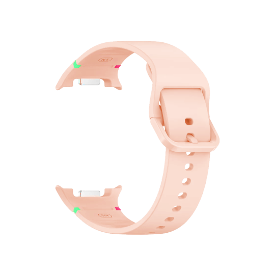 Silikonski pašček za Samsung Galaxy Watch8 (40mm / 44mm) (22mm) - Stitch peščeno roza