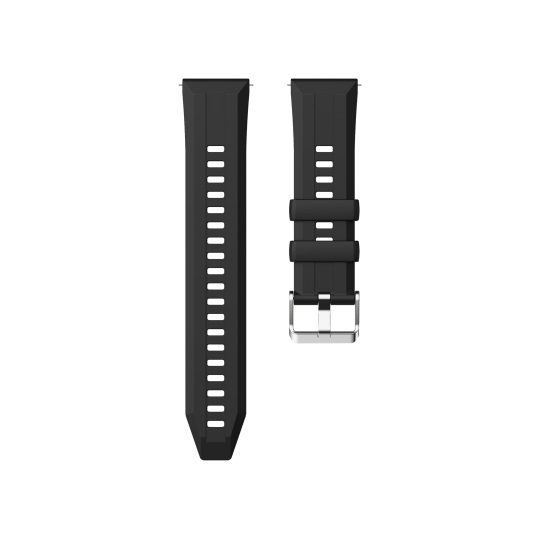 Silikonski pašček za Huawei Watch GT6 Pro (46mm) (22mm) - črn