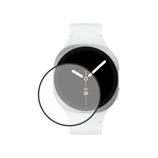 Samsung Galaxy Watch8 Classic (40mm) - Hibridno zaščitno steklo (folija) - črna