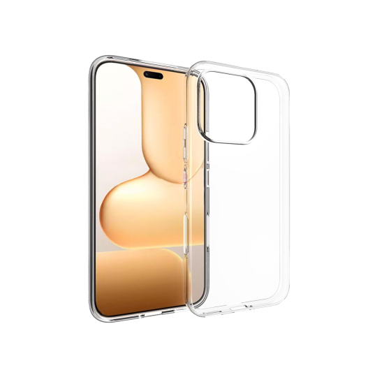 Honor 600 Lite - Gumiran ovitek (TPU) - prozoren svetleč