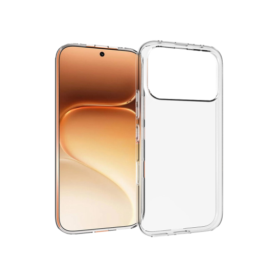 Honor 600 / 600 Pro - Gumiran ovitek (TPU) - prozoren svetleč