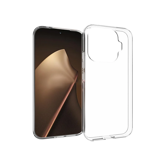 Xiaomi 17T Pro - Gumiran ovitek (TPU) - prozoren svetleč