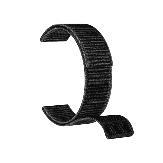 Najlonski pašček za uro Sport (20mm) - črn