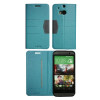 HTC One M8 - Preklopna torbica (47G) - turkizna
