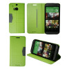 HTC One M8 - Preklopna torbica (47G) - zelena