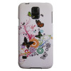 Samsung Galaxy S5/S5 Neo - Gumiran ovitek (TPUP) - Black butterflys