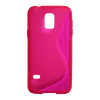 Samsung Galaxy S5 Mini - Gumiran ovitek (TPU) - roza-prosojen SLine