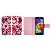Samsung Galaxy S5 Mini - Preklopna torbica (WLGP) - Red hearts