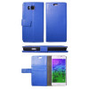 Samsung Galaxy Alpha - Preklopna torbica (WL) - modra