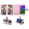 Samsung Galaxy Alpha - Preklopna torbica (WLGP) - Colorful owls