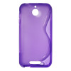 HTC Desire 510 - Gumiran ovitek (TPU) - vijolično-prosojen SLine
