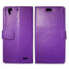 Huawei Ascend G630 - Preklopna torbica (WL) - vijolična