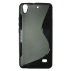 Huawei Ascend G620 - Gumiran ovitek (TPU) - črn SLine
