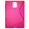 BlackBerry Passport - Gumiran ovitek (TPU) - roza-prosojen SLine