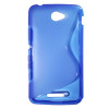 Sony Xperia E4 - Gumiran ovitek (TPU) - modro-prosojen SLine