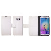Samsung Galaxy S6 Edge - Preklopna torbica (WLG) - bela