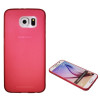 Samsung Galaxy S6 - Gumiran ovitek (TPUT) - rdeč