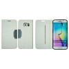 Samsung Galaxy S6 Edge - Preklopna torbica (47G) - bela