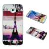 Samsung Galaxy S6 - Gumiran ovitek (TPUP) - Colorful Eiffel tower