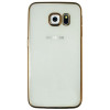 Samsung Galaxy S6 Edge - Gumiran ovitek (TPUE) - rob zlat