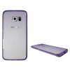 Samsung Galaxy S6 Edge - Gumiran ovitek (TPUD) - rob vijoličen