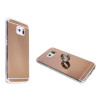 Samsung Galaxy S6 - Gumiran ovitek (TPUE) - ogledalo roza