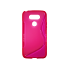 LG G5/G5 SE - Gumiran ovitek (TPU) - roza-prosojen SLine
