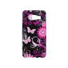 Samsung Galaxy A3 (2016) - Gumiran ovitek (TPUP) - Pinky flowers dark