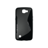 LG K4 - Gumiran ovitek (TPU) - črn SLine