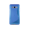 Samsung Galaxy J5 (2016) - Gumiran ovitek (TPU) - modro-prosojna SLine