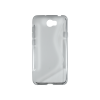Huawei Y5 II (Honor 5)/Y6 II Compact - Gumiran ovitek (TPU) - sivo-prosojen SLine