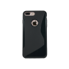 Apple iPhone 7 Plus/8 Plus - Gumiran ovitek (TPU) - črn SLine