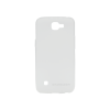 LG K4 - Gumiran ovitek (TPUM) - belo-prosojen mat