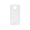 Motorola Moto Z Play - Gumiran ovitek (TPU) - belo-prosojen SLine
