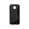 Motorola Moto Z Play - Gumiran ovitek (TPU) - črn SLine