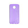Motorola Moto Z Play - Gumiran ovitek (TPU) - vijolično-prosojen SLine