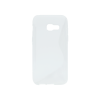 Samsung Galaxy A3 (2017) - Gumiran ovitek (TPU) - belo-prosojen SLine