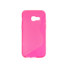 Samsung Galaxy A3 (2017) - Gumiran ovitek (TPU) - roza-prosojen SLine