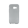 Samsung Galaxy A3 (2017) - Gumiran ovitek (TPU) - sivo-prosojen SLine