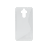 Huawei Mate 9 - Gumiran ovitek (TPU) - belo-prosojen SLine