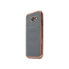 Samsung Galaxy A3 (2017) - Gumiran ovitek (TPUE) - rob roza-zlat