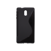 Nokia 3 - Gumiran ovitek (TPU) - črn SLine