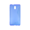 Nokia 3 - Gumiran ovitek (TPU) - modro-prosojen SLine