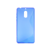 Nokia 6 - Gumiran ovitek (TPU) - modro-prosojen SLine