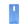 Nokia 5 - Gumiran ovitek (TPU) - modro-prosojen SLine