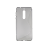 Nokia 5 - Gumiran ovitek (TPU) - sivo-prosojen SLine